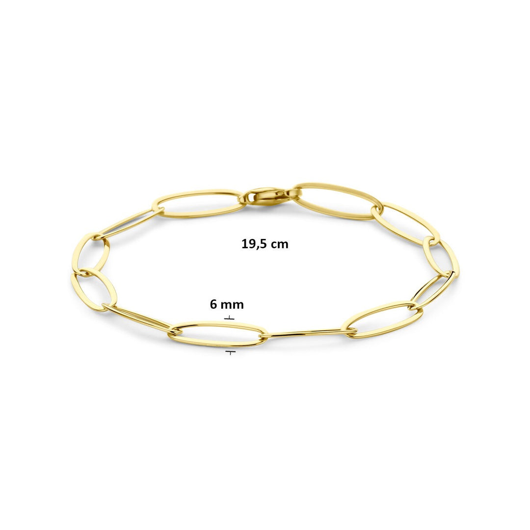 14k Geelgouden ankerarmband