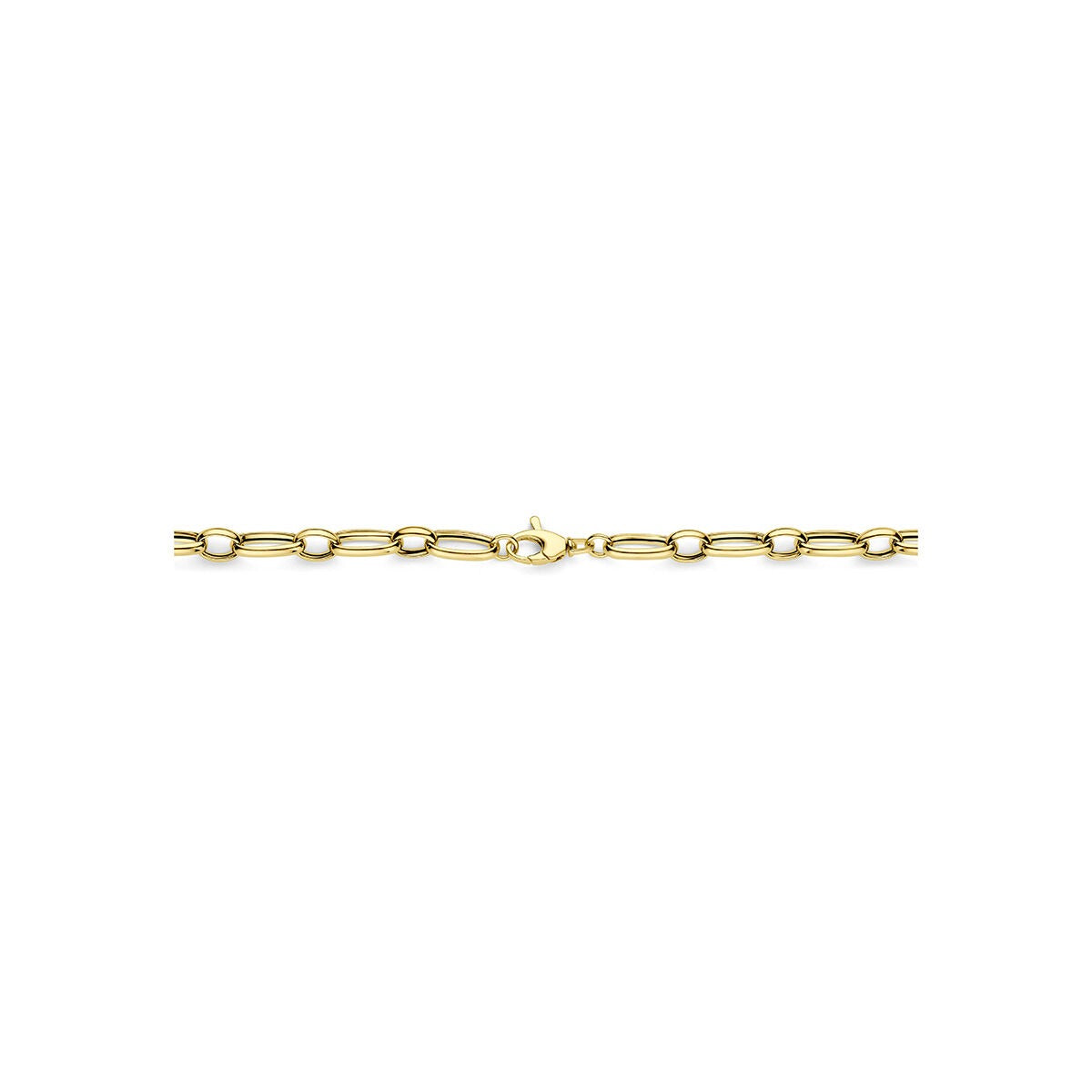 9k Geelgouden anker collier