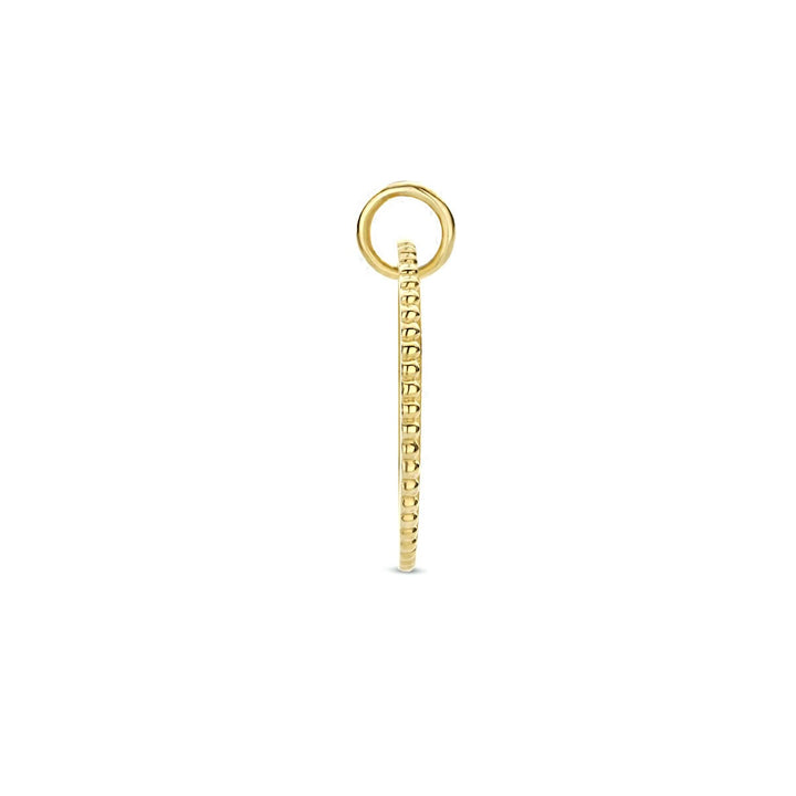 Gouden graveerhanger 9k rond – Graveer Armbanden & Kettingen