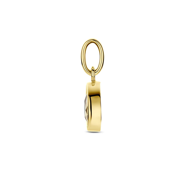 9k Geelgouden hanger met citrien