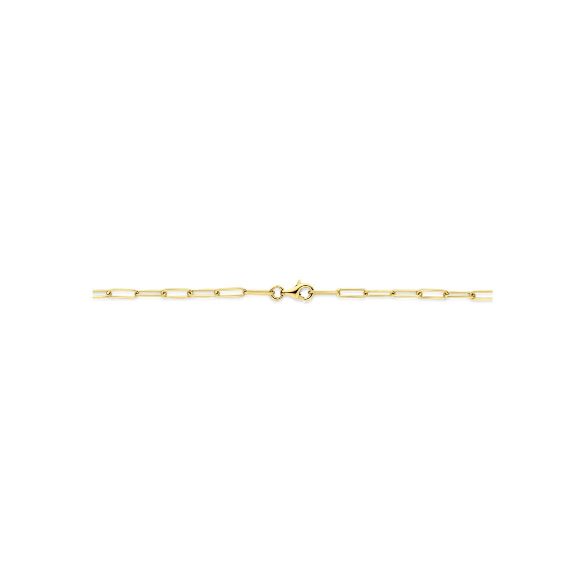 14 Karat Gelbgold Collier mit Ankerkette