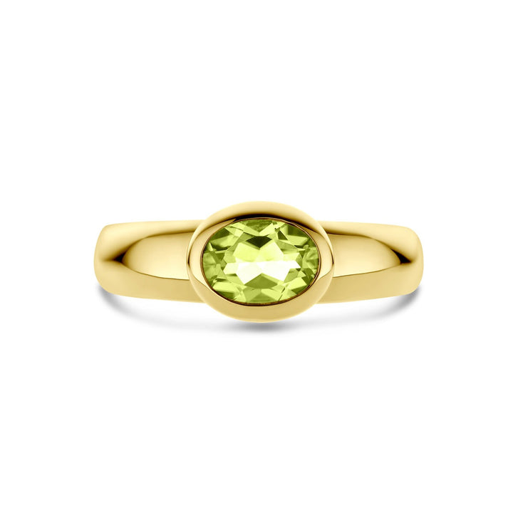 Ring Peridot 14K Gelbgold