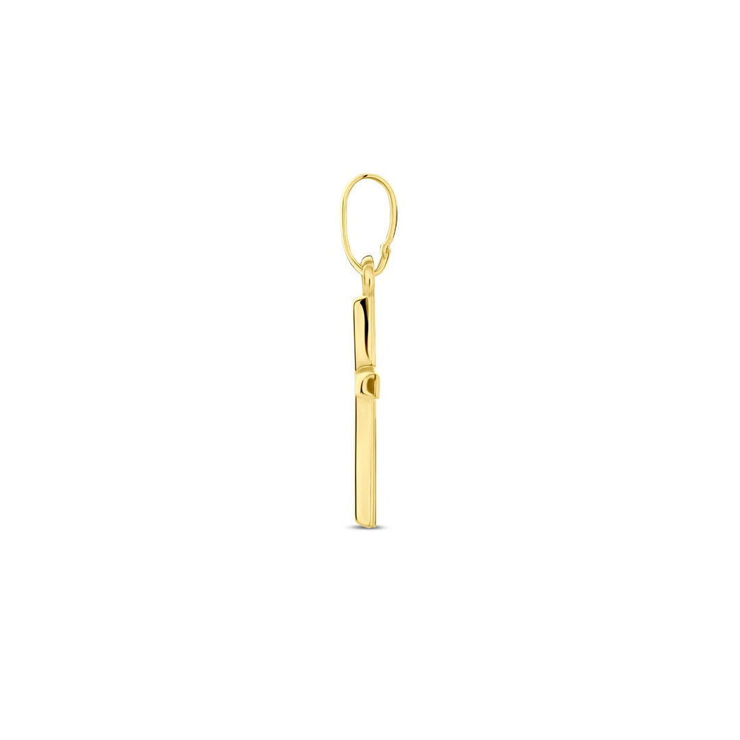 9k Geelgouden hanger in kruisvorm