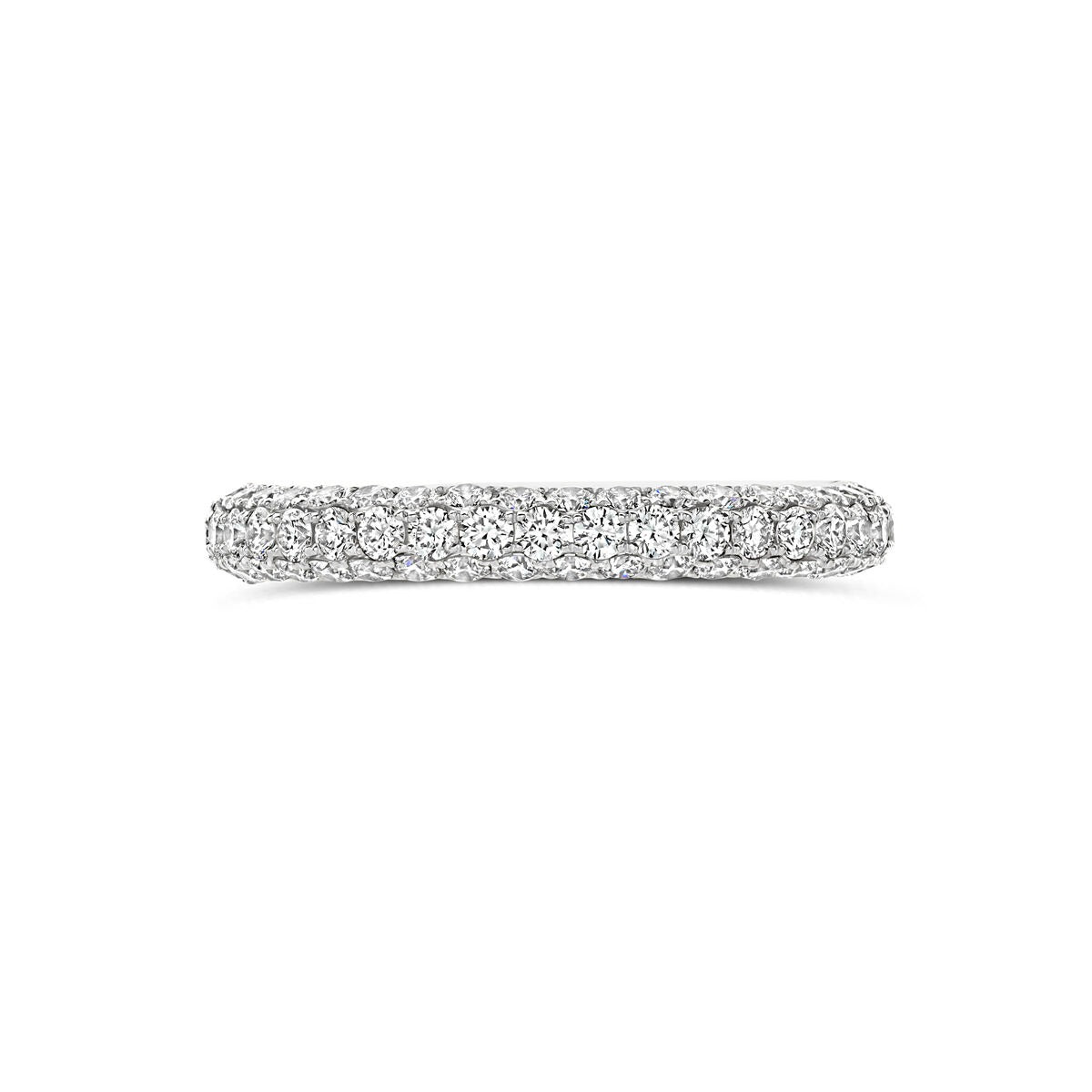 14K Weißgoldring mit Diamant 1,24 Karat