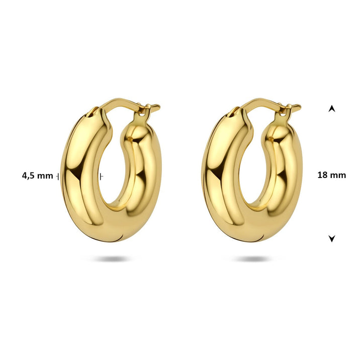 14k Geelgouden oorringen