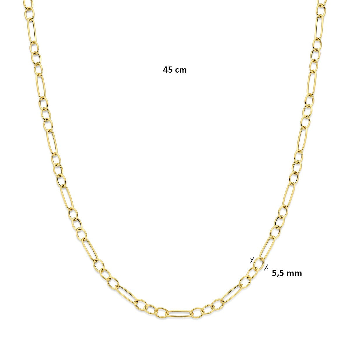 14K Gelbgold-Ankerkette