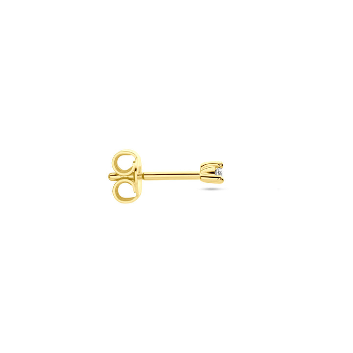 Ohrstecker Diamant 0,02 ct h p1 pro Stück 14K Gelbgold