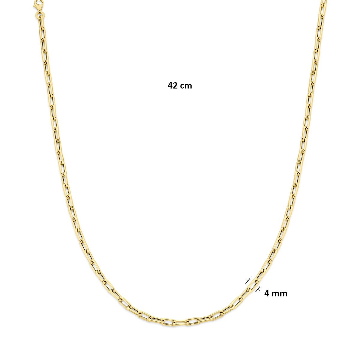 14k Gelbgold Ankerkette