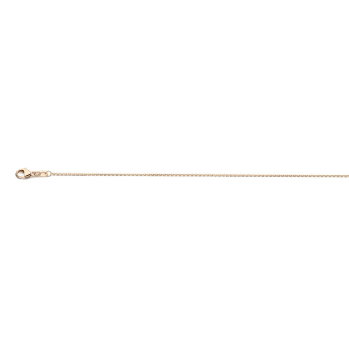 Halskette Anker diamantiert 1,1 mm 41 - 43 - 45 cm 18K Roségold