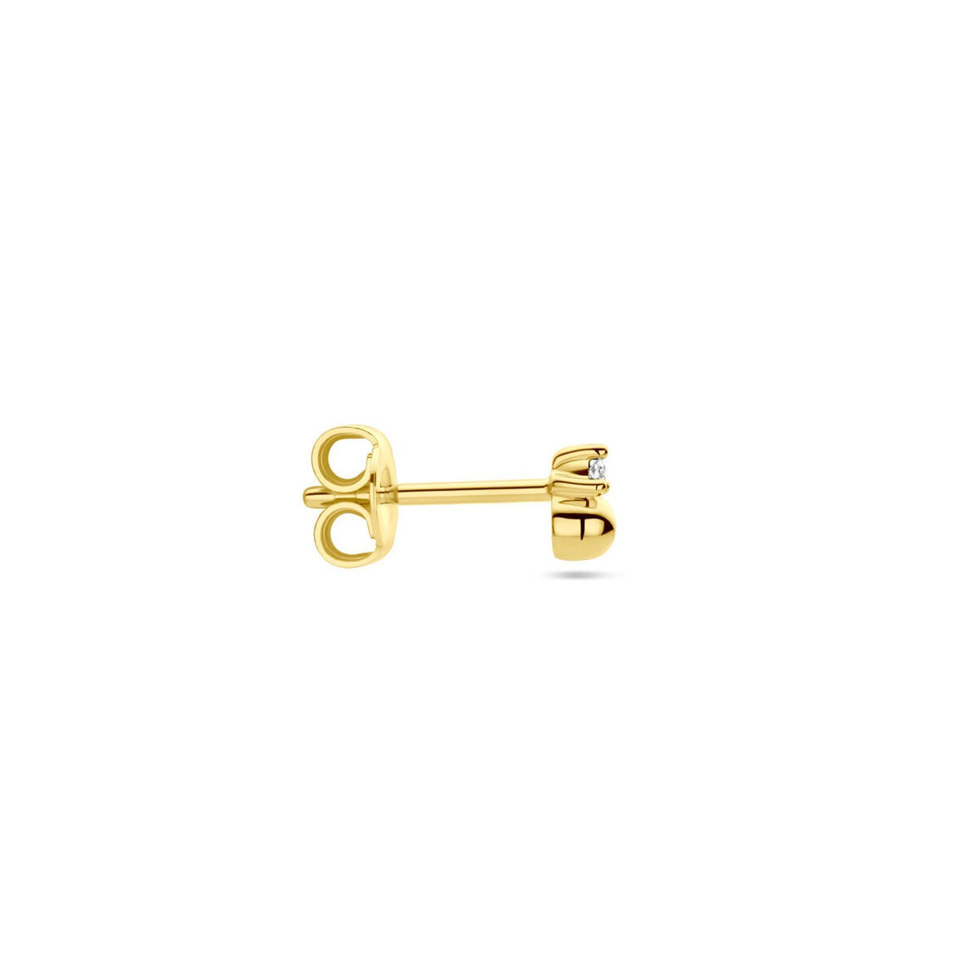 Ohrstecker Kugeldiamant 0,01 ct h p1 pro Stück 14K Gelbgold