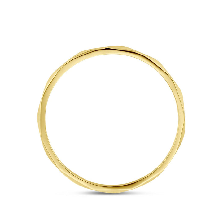 14k Geelgouden Damesring – 1.5mm