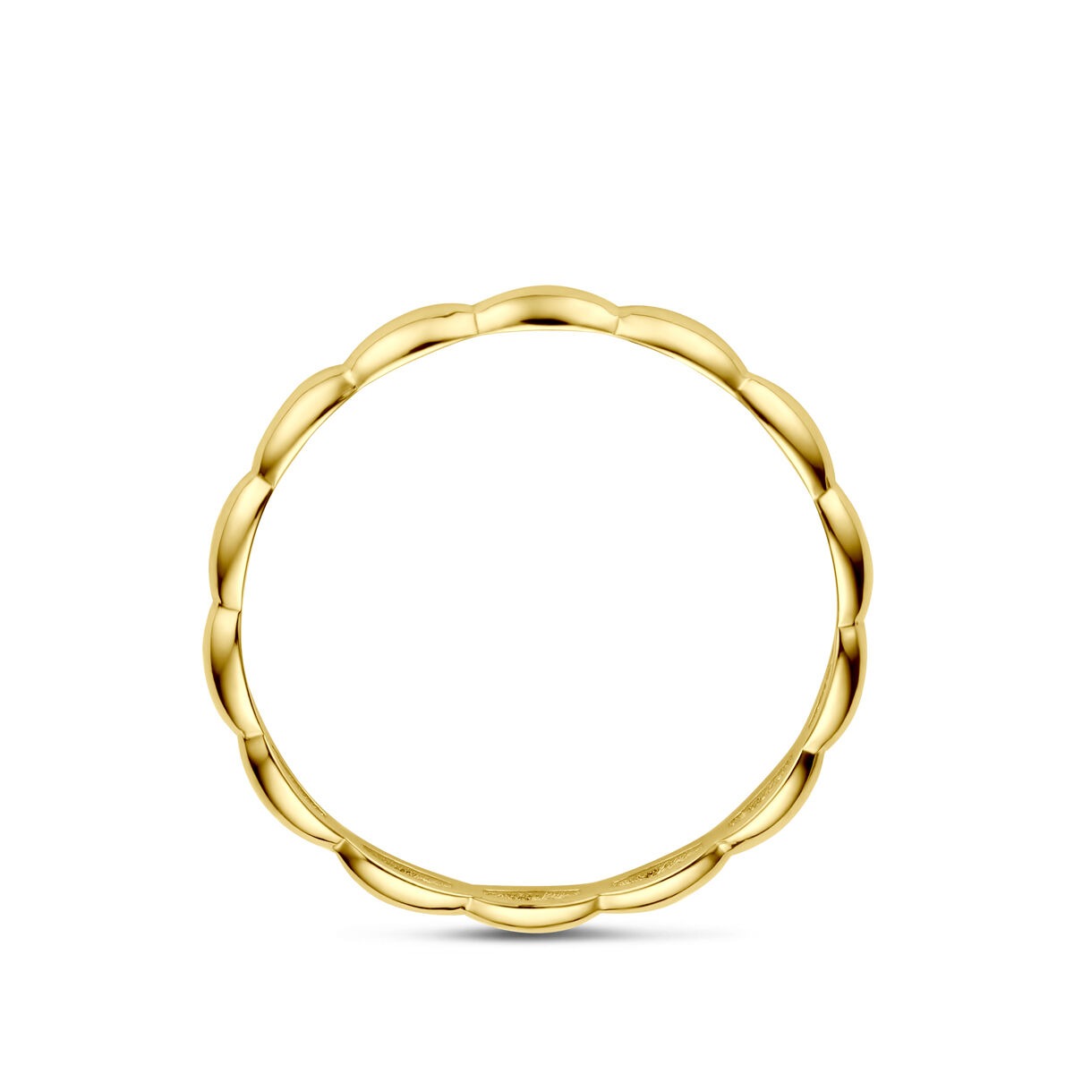 Goldener Damenring – 14k Gelbgold