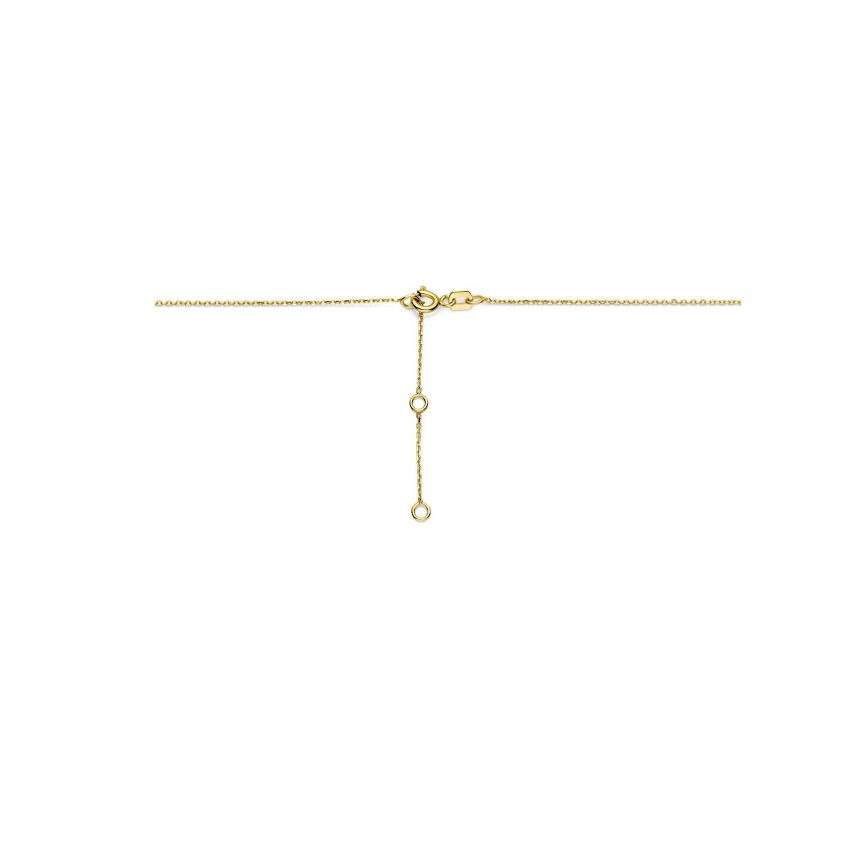 Goldhalskette mit Zirkonia – 14k