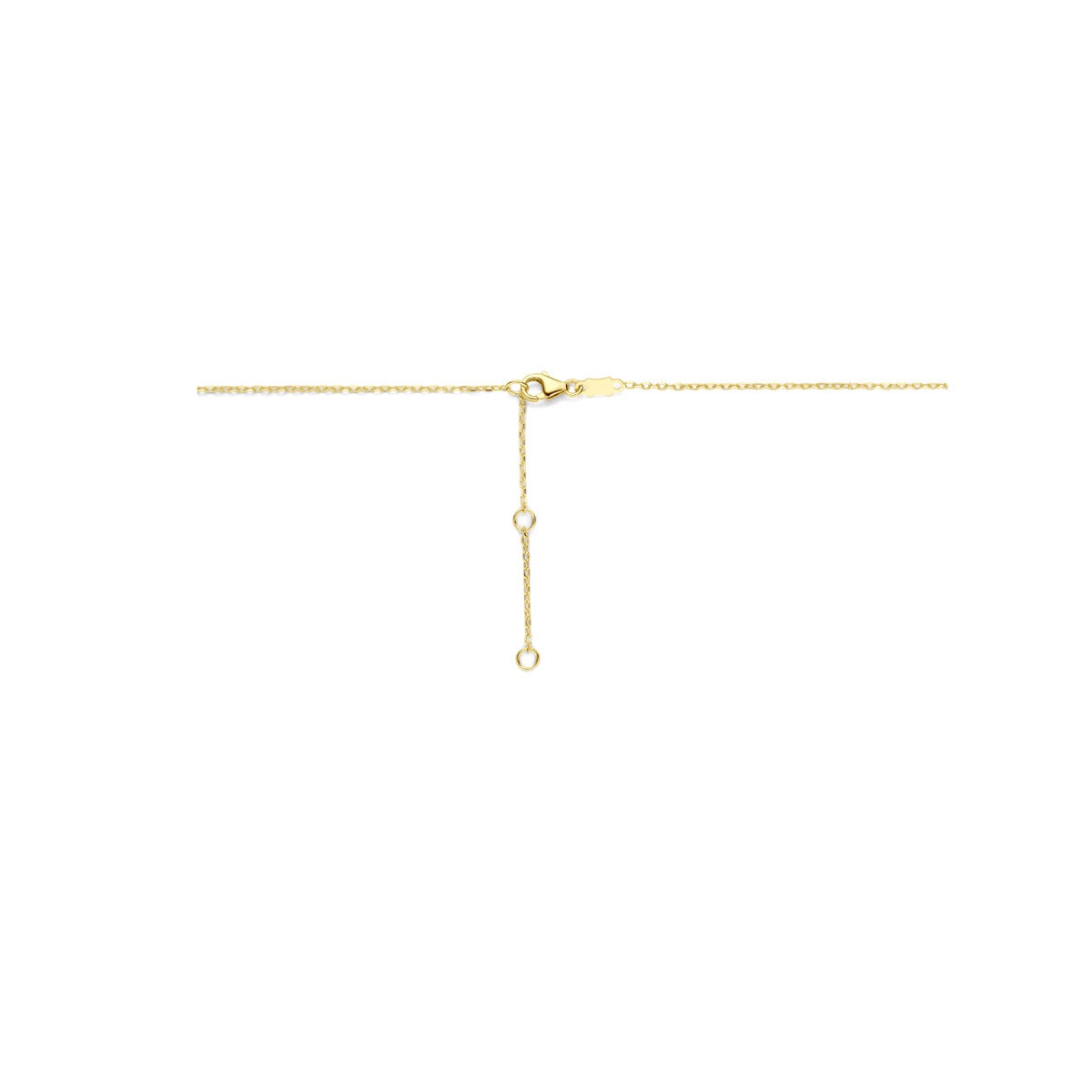 14K Gelbgold Damencollier mit Perlmutt