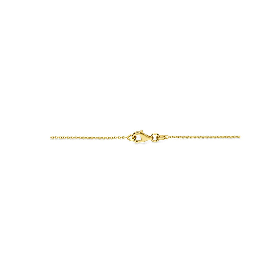 Gouden dames ketting met rondjes – 14k geelgoud