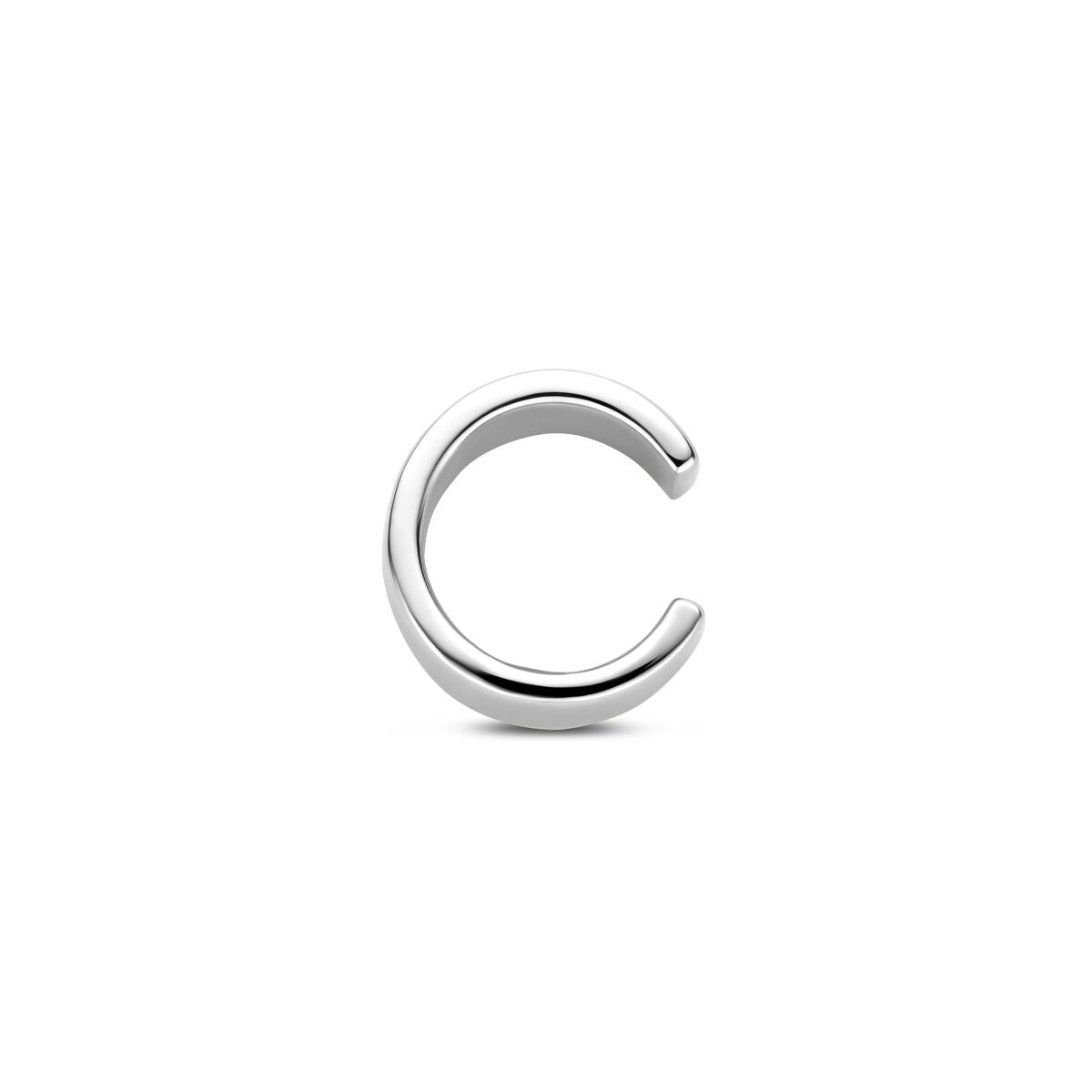 Silberner Ear Cuff – rhodiniertes 925er Silber