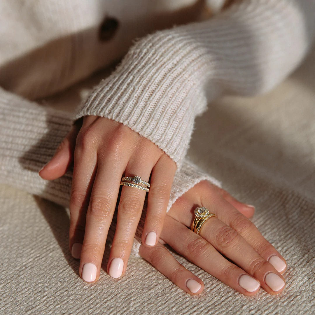 Ring Emma 0,75 Karat Gelbgold