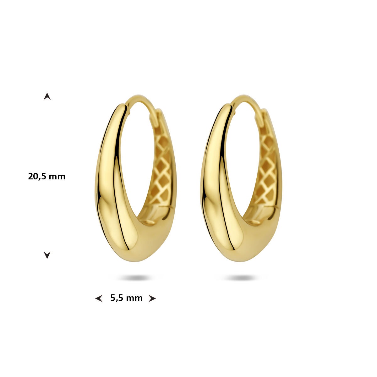 14k Gelbgold Ohrringe Damen