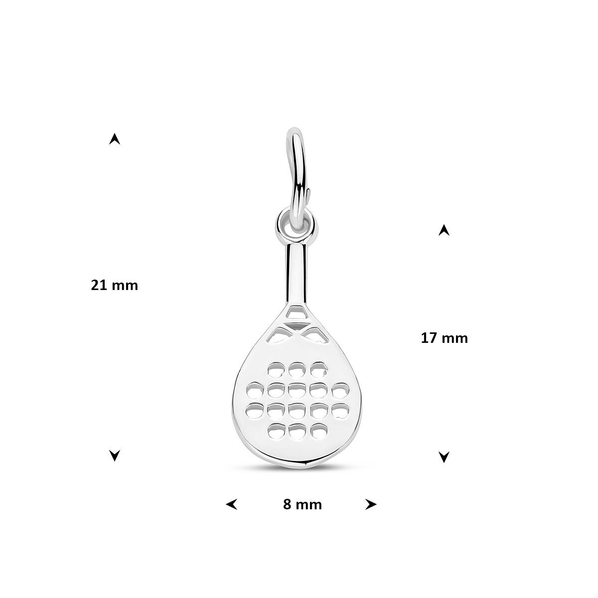 Silberanhänger Padelschläger 925 Silber