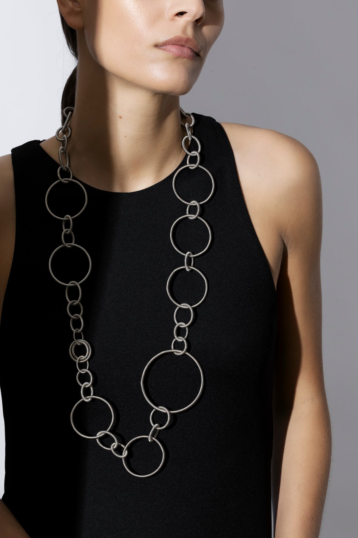 Oh Collier Stahl Design Kette