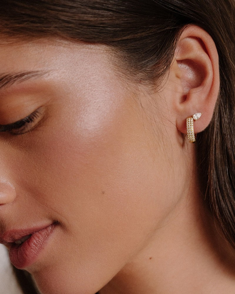 Ohrringe Emilie 0,50 Karat Gelbgold