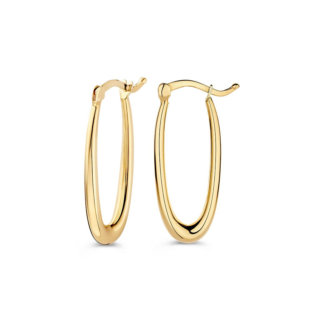 Gelbgold-Ohrringe im verspielten Design – 14 Karat Gold