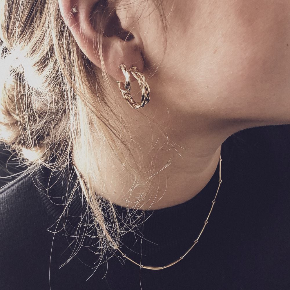 Geelgouden Oorstekers 14K 10mm – Subtiele Luxe
