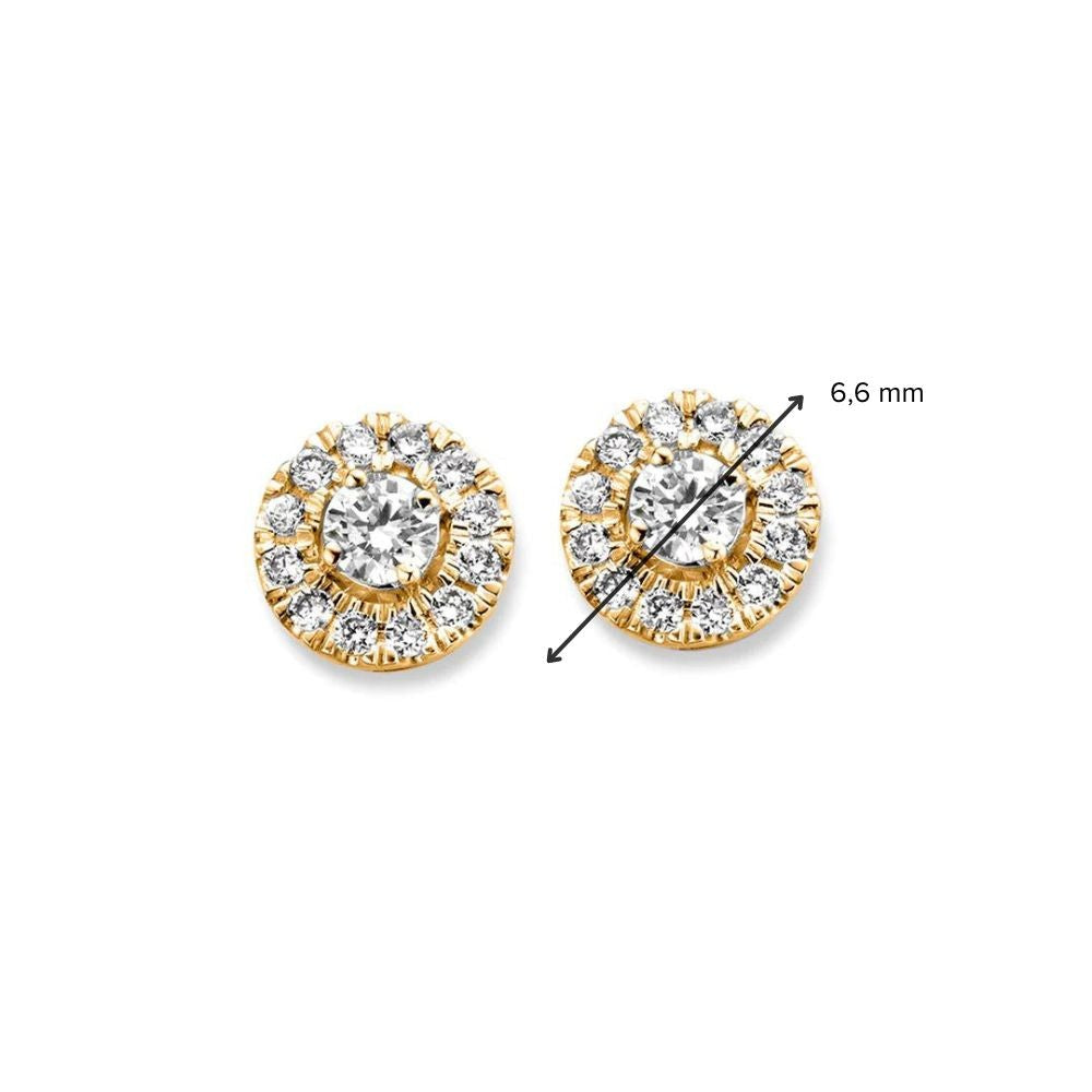 Ohrstecker Emma 0,30 Karat Gelbgold
