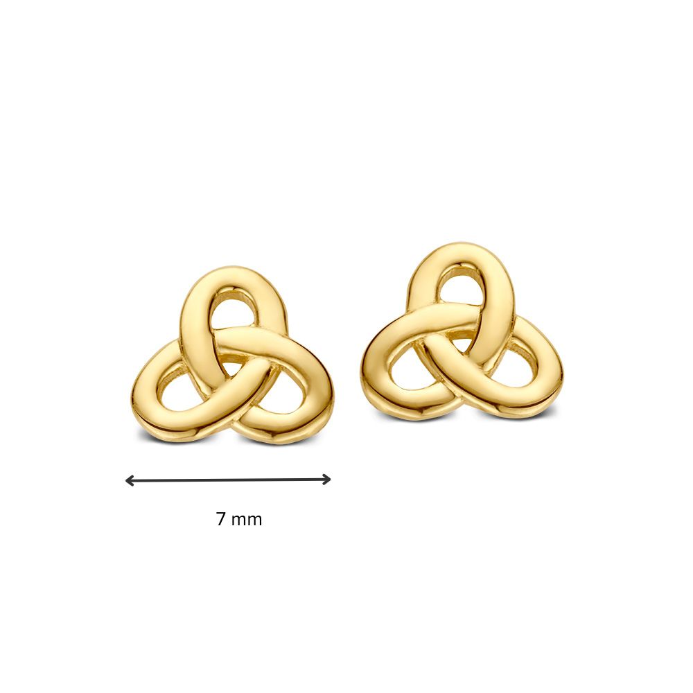 14K Gelbgold-Ohrstecker – Zeitlose Ohrringe für Damen