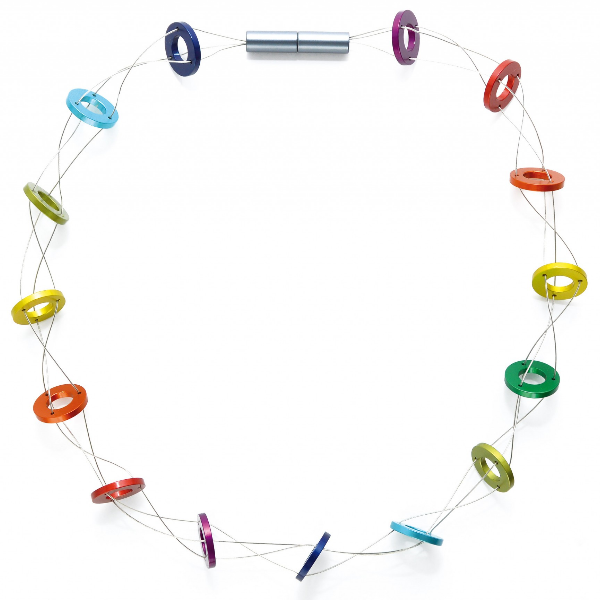 Gekleurde Ketting rondjes Otra Cosa