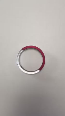 Armband C's gekreuzt Rot A1R 