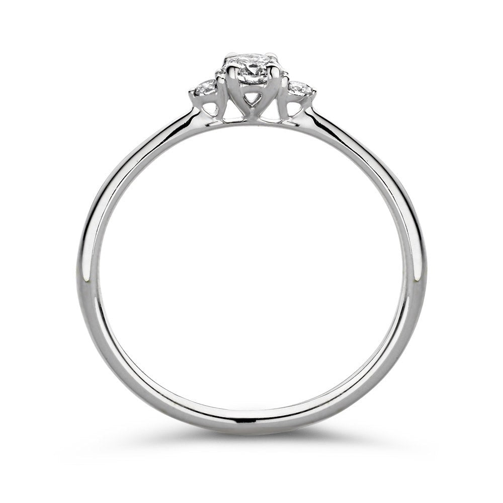 Ring Alix 0,20 kt. Weißgold