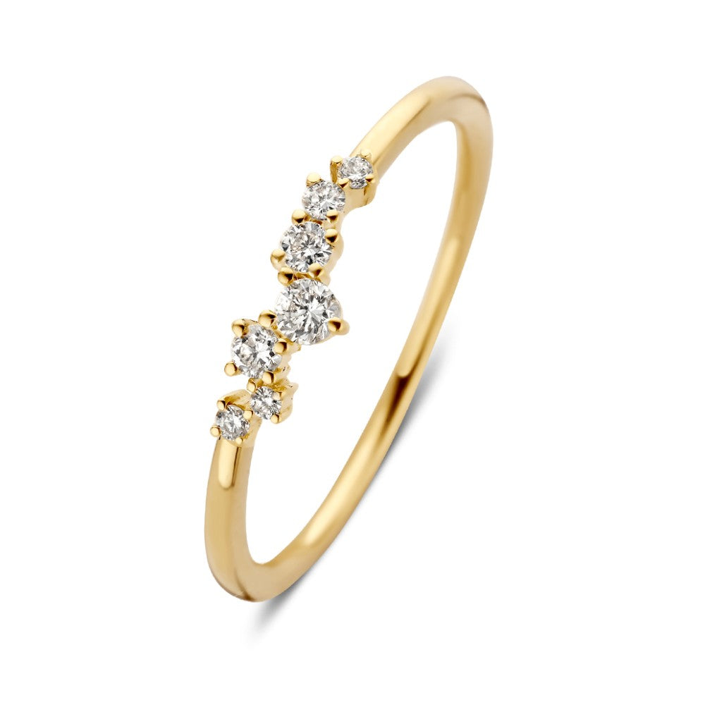 Ring Amelie 0,16 crt. geelgoud