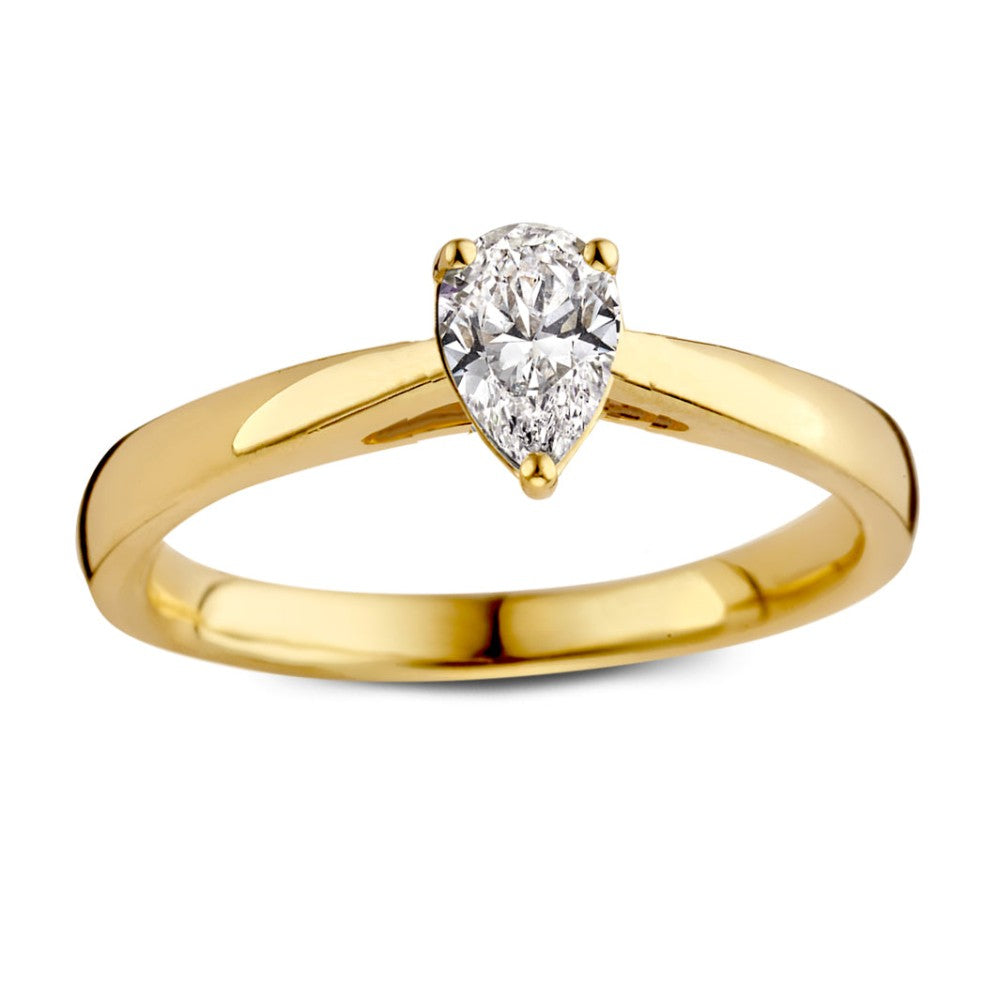 Ring Ava 0,30 crt. geelgoud