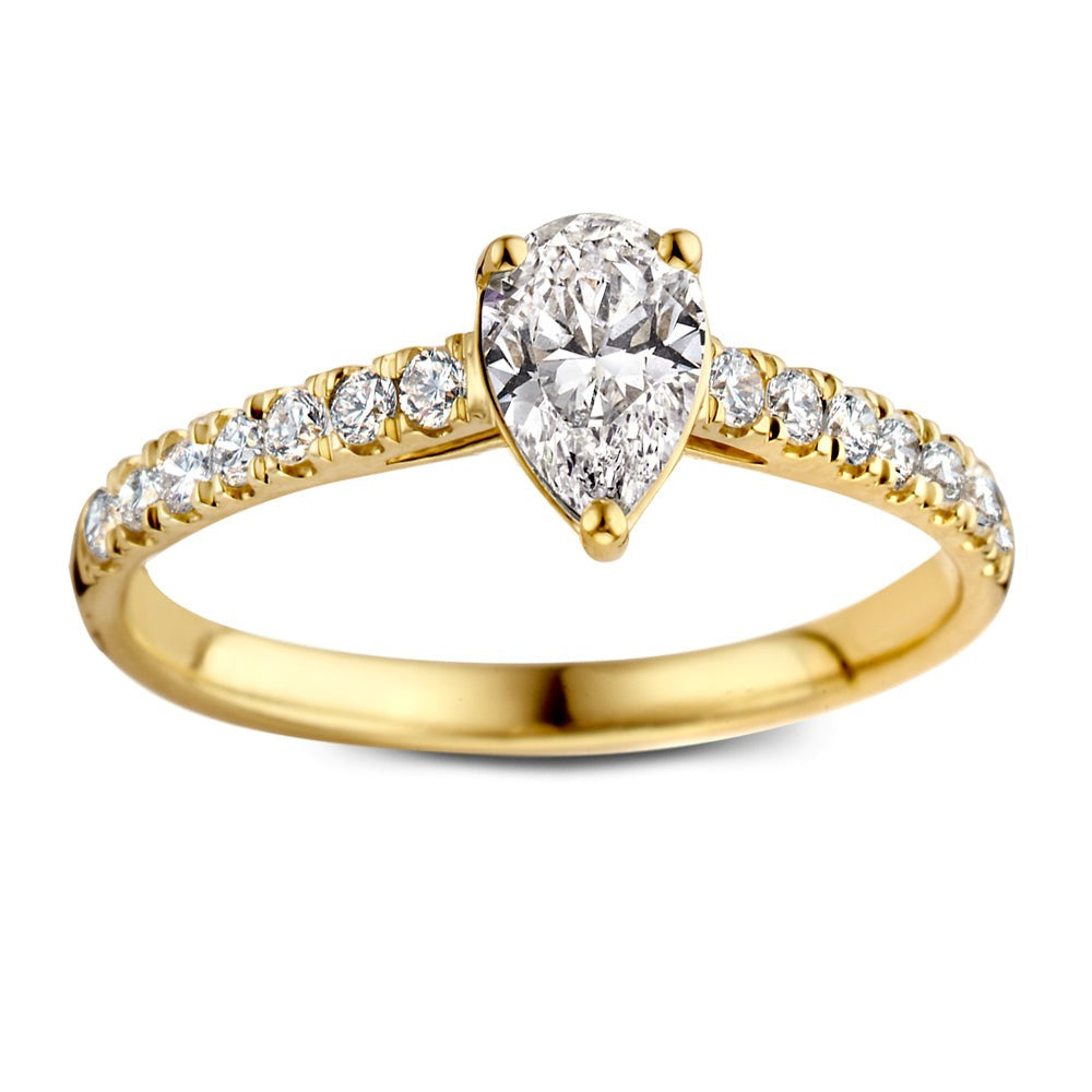 Ring Ava Royal 0,48 ct. Gelbgold
