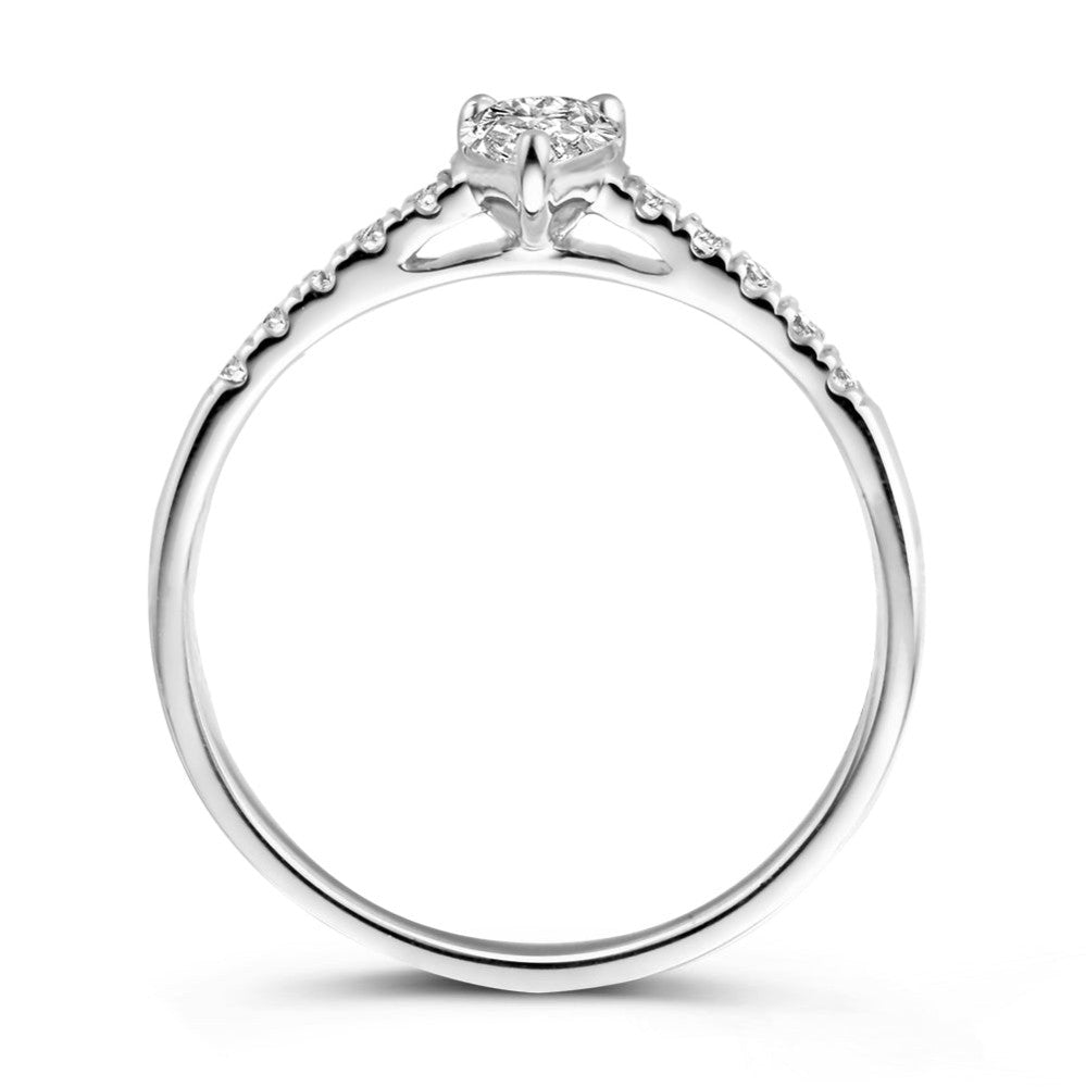Ring Ava Royal 0,48 kt. Weißgold
