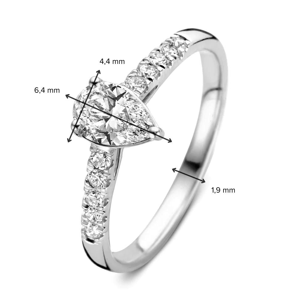 Ring Ava Royal 0,48 kt. Weißgold