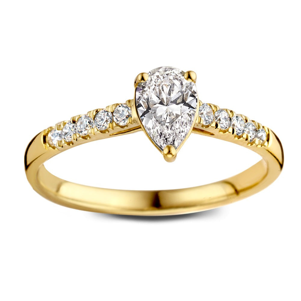 Ring Ava Royal 0,75 Karat Gelbgold