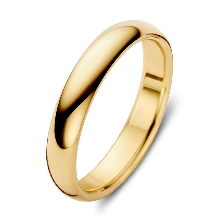 Ring Bowie 4mm geelgoud