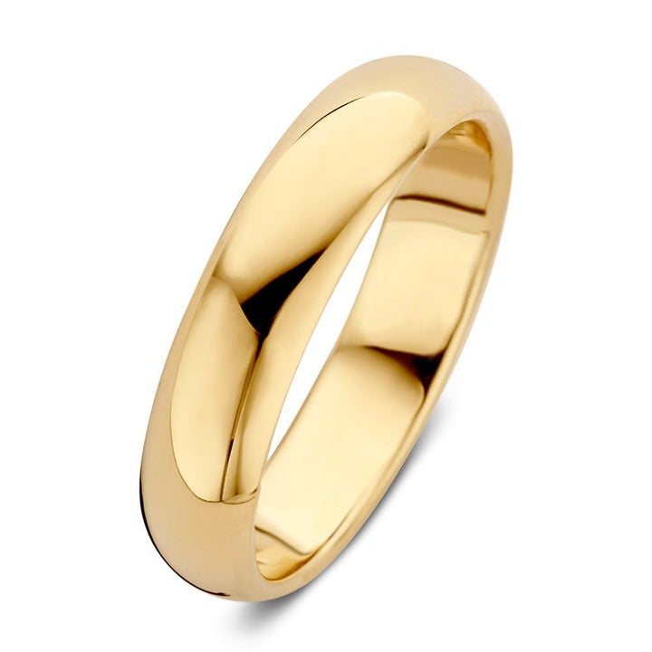 Ring Bowie 5mm geelgoud