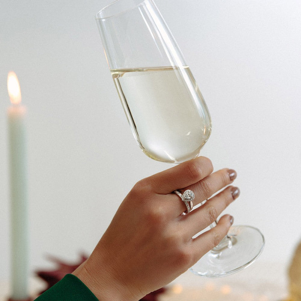 Ring Elin 0,65 kt. Weißgold