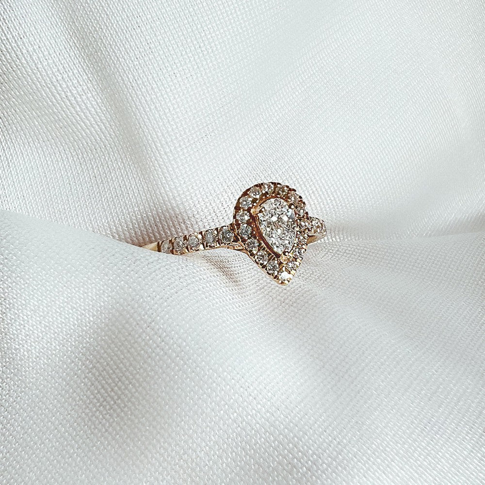 Ring Elin royal 0,50 Karat Gelbgold