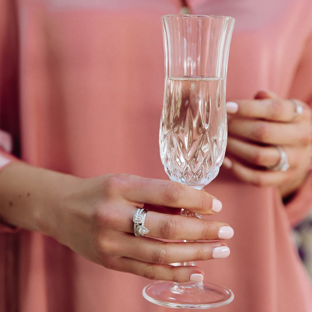 Ring Elin royal 0,50 Karat Weißgold