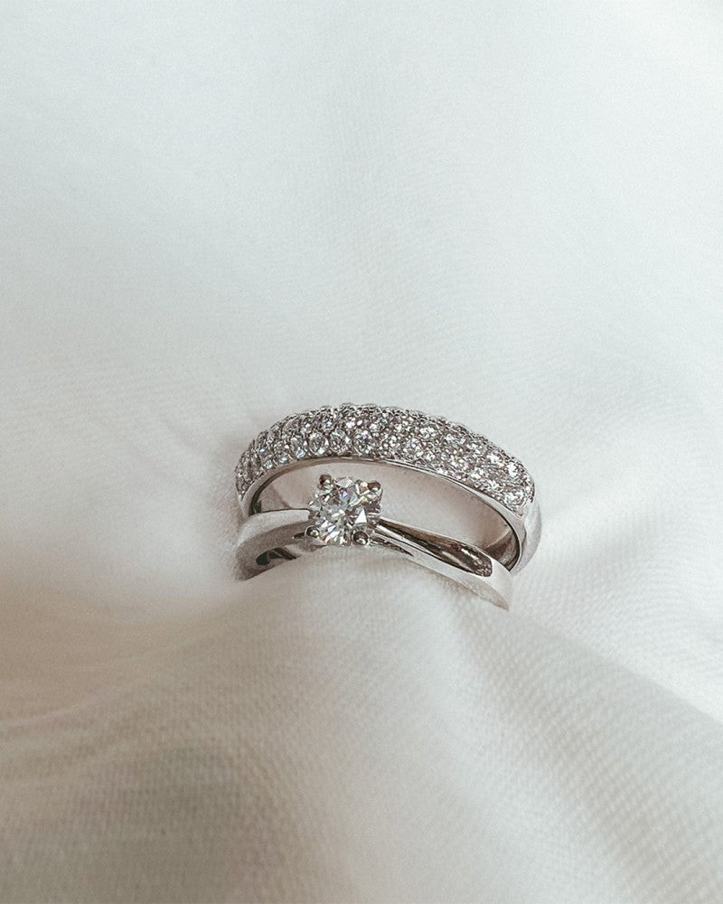 Ring Emilie 0,52 Karat Weißgold