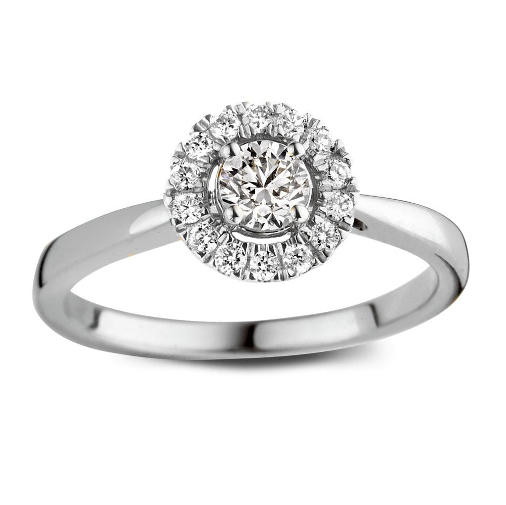 Ring Emma 0,50 crt. witgoud