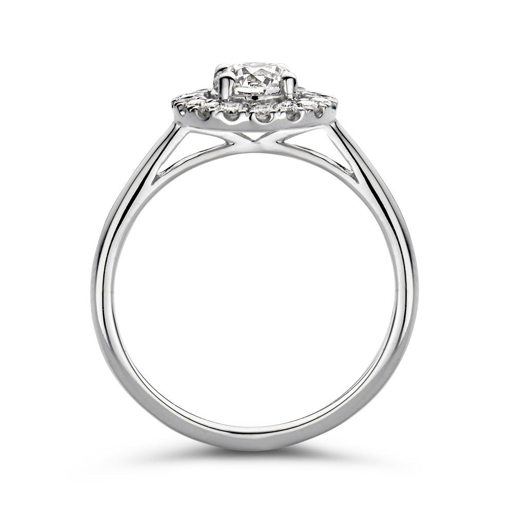 Ring Emma 0,75 Karat Weißgold