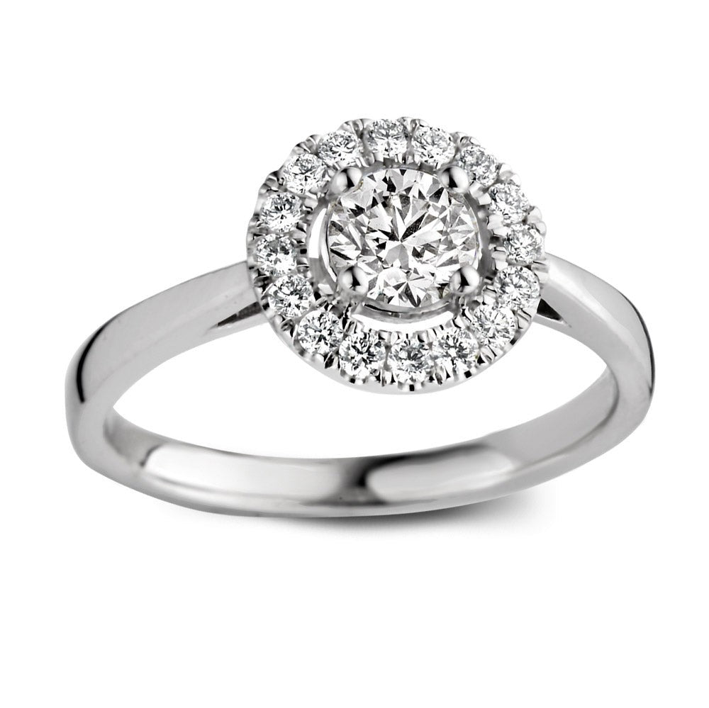 Ring Emma 0,75 Karat Weißgold