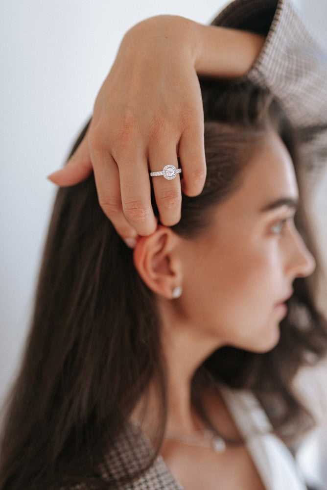 Ring Emma Royal 1,00 ct. Weißgold