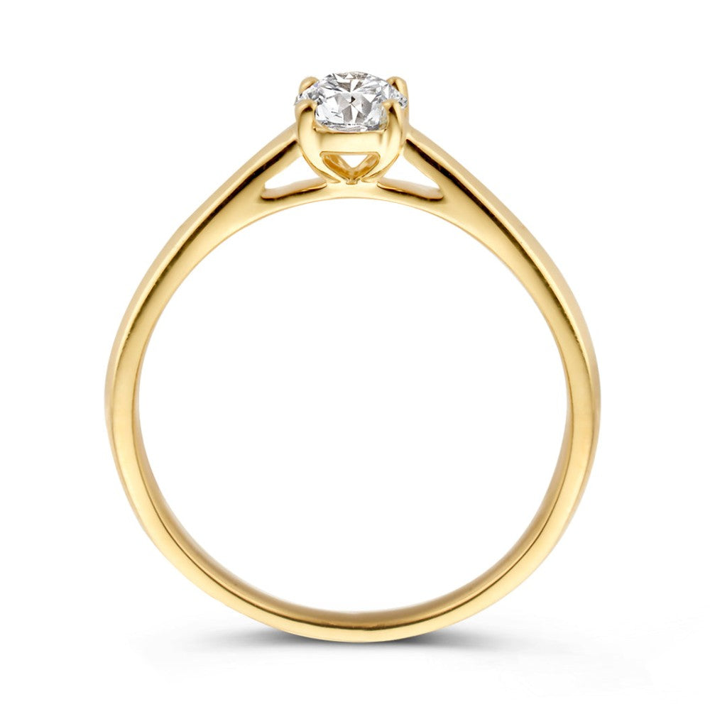 Ring Franky 0,30 Karat Gelbgold