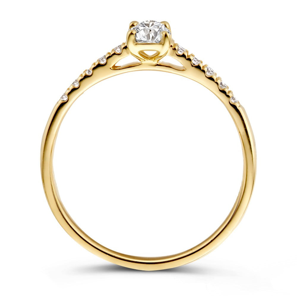 Ring Franky Royal 0,48 ct. Gelbgold